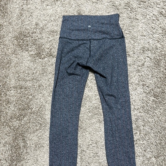 Lululemon herringbone high waisted wunder under - Picture 3 of 7